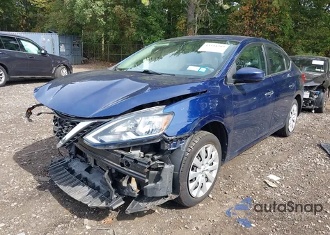 2017 Nissan Sentra S z USA, uszkodzony, nr VIN 3N1AB7AP7HY347770